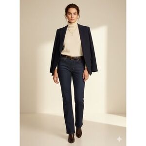 VTG‎ Polo Jeans Co Ralph Lauren Bootcut Denim Jeans Dark Wash Womens Size 12